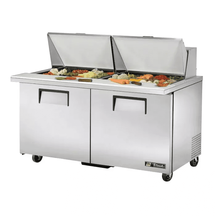 sandwich prep table 60