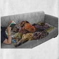 thumbnail image 6 of Spice Soft Flannel Fleece Throw Blanket, Dried Herbs Flower Spices in the Bazaar in Deira Dubai Traditional Tastes, Cozy Plush for Indoor and Outdoor Use, 70" x 90", Multicolor, by Ambesonne, 6 of 6