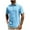 Light Blue, variant on Ashirexll Mens Button up Shirts Short Sleeve, Big and Tall Shirts for Men, Casual Soft and Comfortable Short Sleeve Turndown Collar Button Shirts
