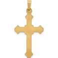 thumbnail image 4 of 14K Yellow Gold Polished Fleur De Lis Cross Pendant (32.67 X 16.5) Made In United States xr1596, 4 of 6