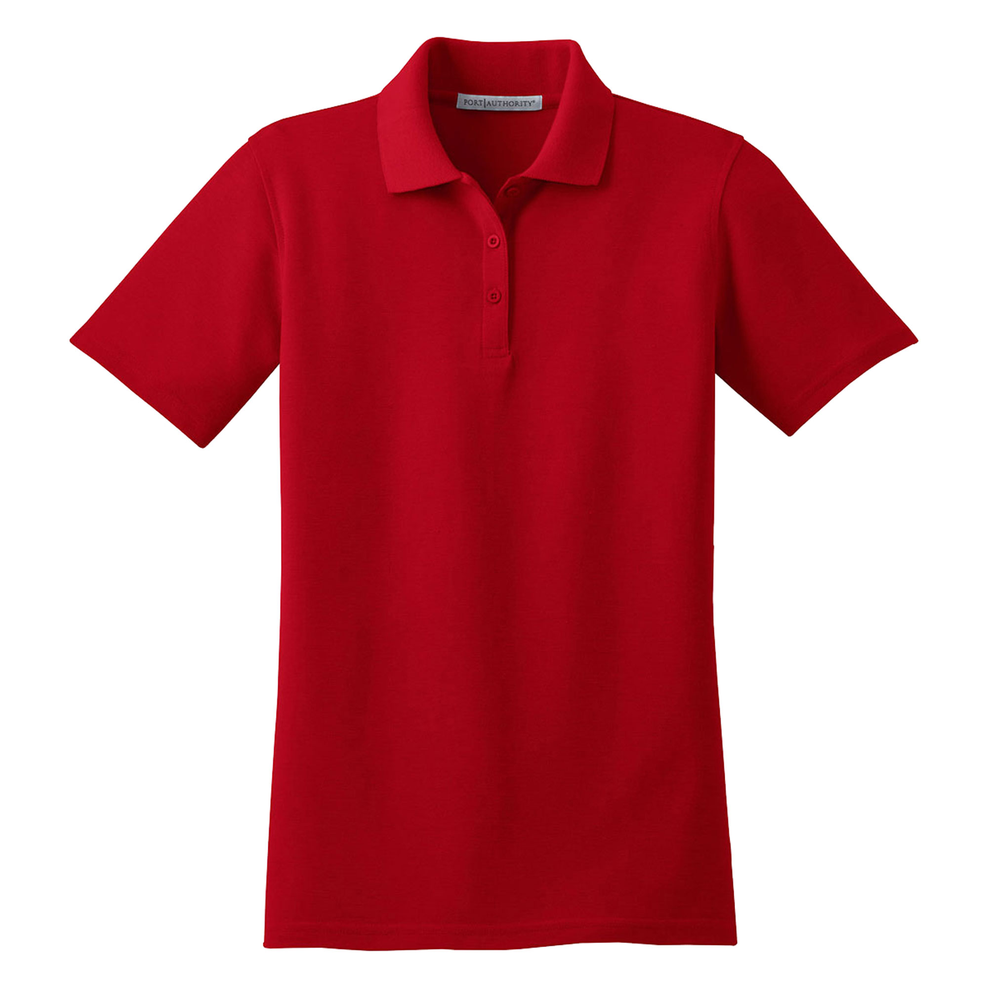 women's 3 button polo shirts