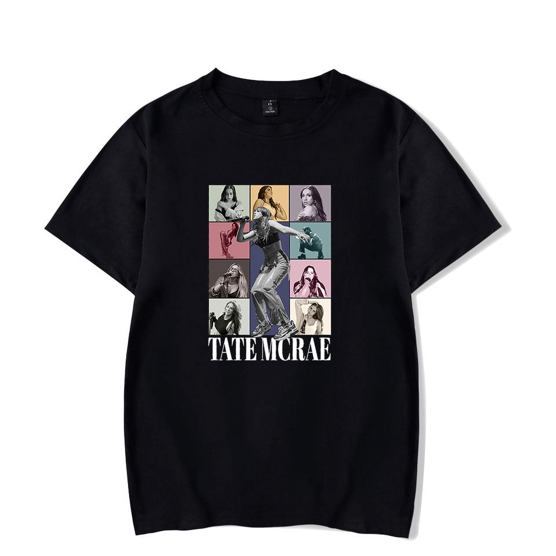 Tate McRae Tシャツ Tate McRae T-Shirt World Tour 2024 Merch Fans Cosplay Summer
