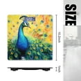 thumbnail image 2 of Bathroom Scale, Highly Accurate Digital Body Scale,Precisely Measures Weight up to 400 lbs-Elegant Peacock With Feathers Spread Out, 2 of 4