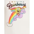 thumbnail image 4 of SpongeBob SquarePants Juniors’ Chasing Rainbows Graphic Tank Top, 4 of 5