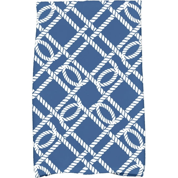 Simply Daisy 18" x 30" Know the Ropes Geometric Print Kitchen Towel