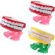 thumbnail image 1 of Wind Up Walking Teeth Clockwork Toy Funny Joke Toys Babbling Teeth Chattering Teeth Goodie Bags Fillers Kids Halloween Party Favors3pcs), 1 of 5
