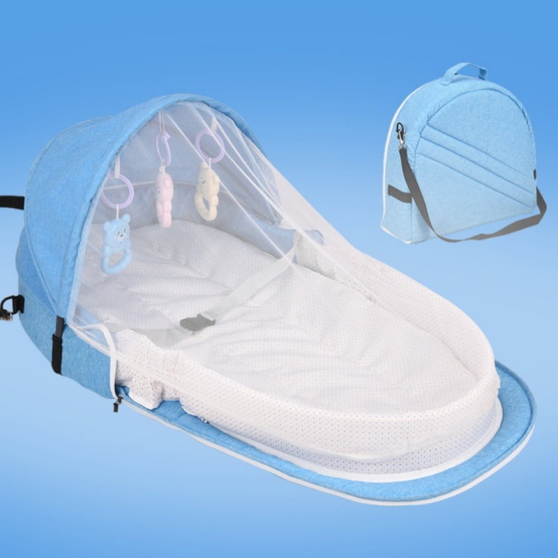 travel bassinet with mosquito net