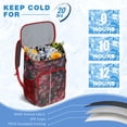 thumbnail image 3 of Bright Colorful Floral Print Cooler Bag - 20L Soft Cooler with Long-Lasting Insulation, Perfect for Parties, 3 of 6