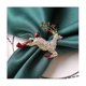 thumbnail image 4 of Hebilla para servilletas navideñas, anillos para servilletas con forma de ciervo, anillos para servilletas con forma de reno, decoración para mesas navideñas, 4 of 5