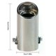 thumbnail image 3 of New Car Exhaust systems Muffler Chrome Steel Stainles Trim Tail Tubemuffler exhaust nozzle, 3 of 4