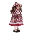 thumbnail image 3 of Muñeca de porcelana victoriana Macarena de 2 piezas 30 cm en Traje de vestir, 3 of 8