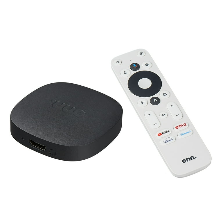 onn. Google TV 4K Streaming Box (New, 2023), 4K UHD resolution