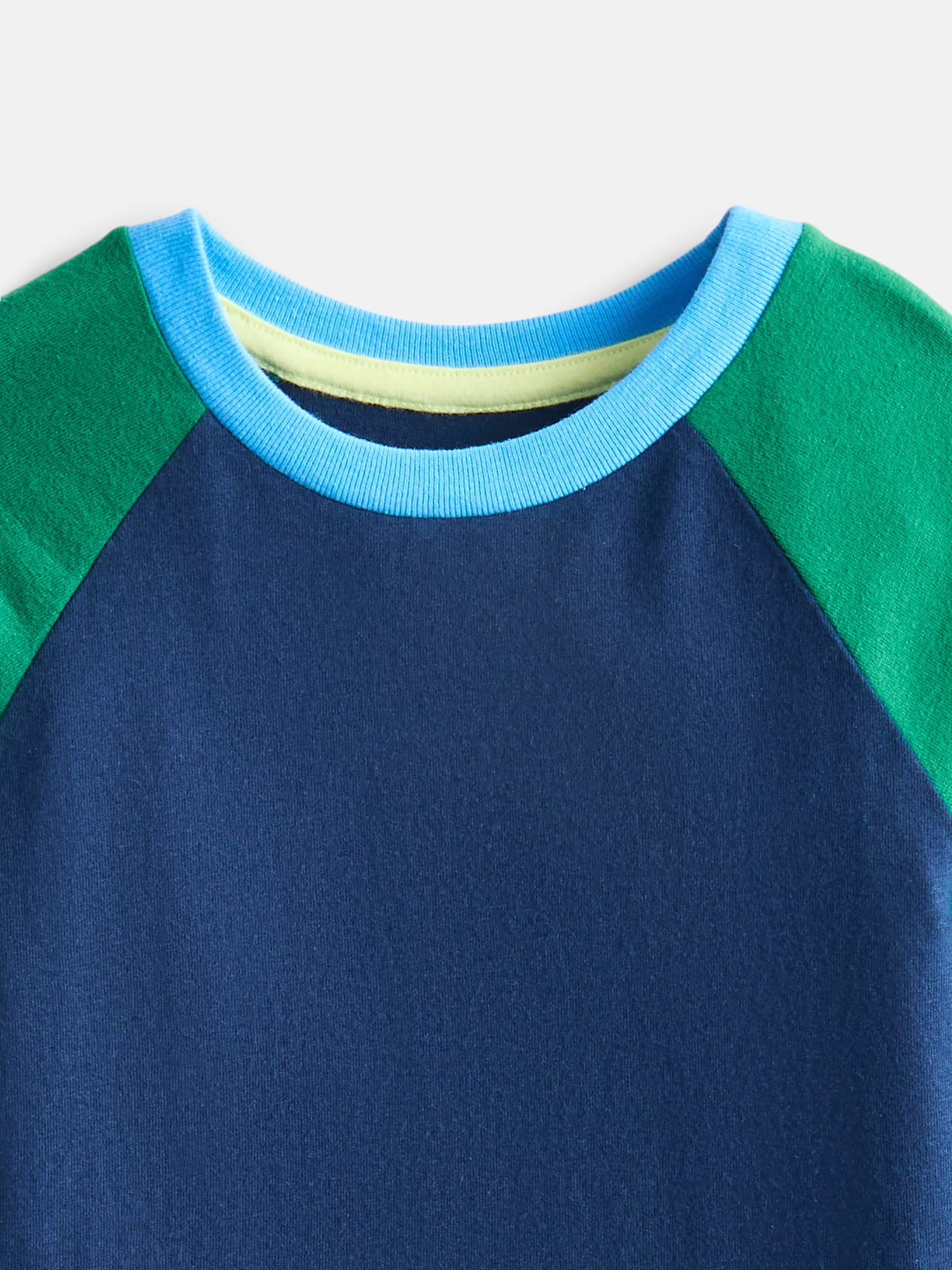 Wonder Natoin Toddler Boys' Colorblocked Tee with Long Raglan Sleeves, Sizes 18M-5T
