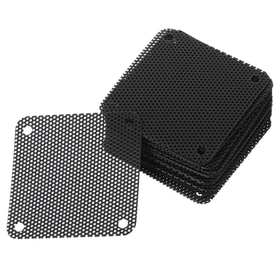 Supvox Black Dustproof Net for Pc Cooler Fans and Electronics 20Pcs