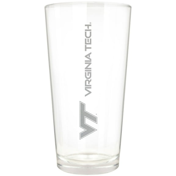 Virginia Tech Hokies Etched 16oz. Vertical Rally Cry Pint Glass
