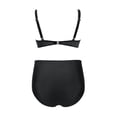thumbnail image 5 of Bikini Set for Women Three Piece Swimsuit with Cover Up Skirt High Waisted Bottom Tummy Control Swimwear Beach Vacation Outfit, 5 of 6