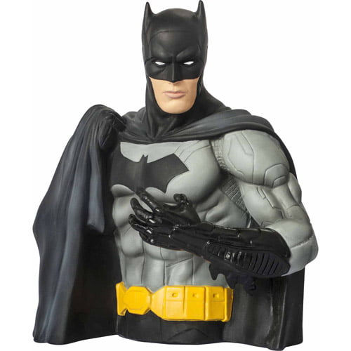 DC Comics Batman PVC Bust Coin Bank 3D Toy Figure Piggy Bank 