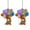 B, variant on VerPetridure 1Pc Colorful Balloon Puppy Car Trailer interior Rearview Mirror Decoration Pendant Car Puppy Balloon Pendant Cute Dog Car Hanging Ornament with Colorful -Balloon Hanging Ornament Decors