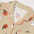 thumbnail image 6 of IMENGL Halloween Pajamas Set for Women Soft Short Sleeve Graphic Nightwear Loungewear Comfy Womens Pajama Sets,S-XXXL, 6 of 7