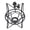 Black, variant on YAHHU U87 Microphone Shock Mount Zinc Alloy Anti Vibration Studio Mic Holder Secure Support with Adapters Gold 7.87 inches / 20 cm