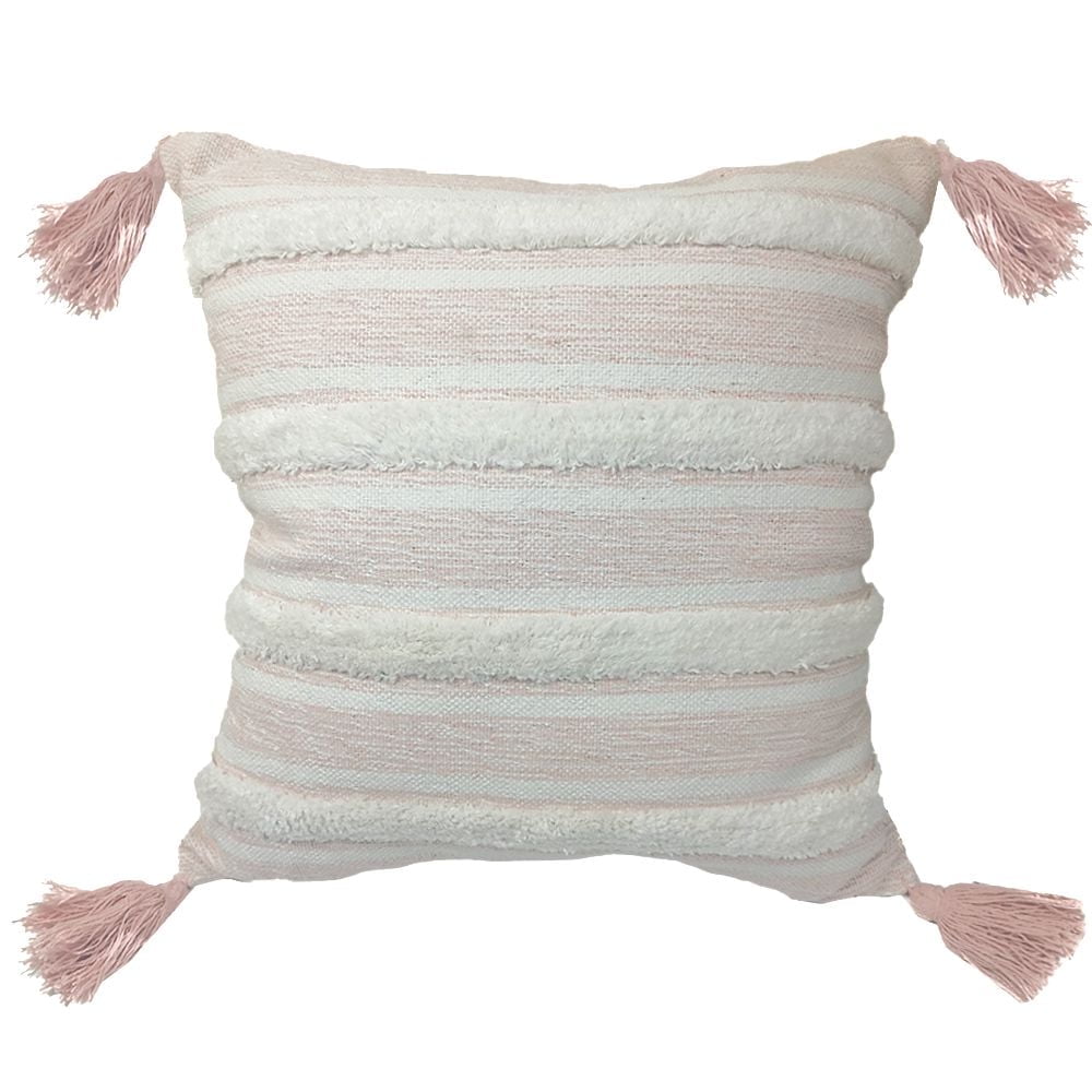 Coussin décoratif à pompons de hometrends