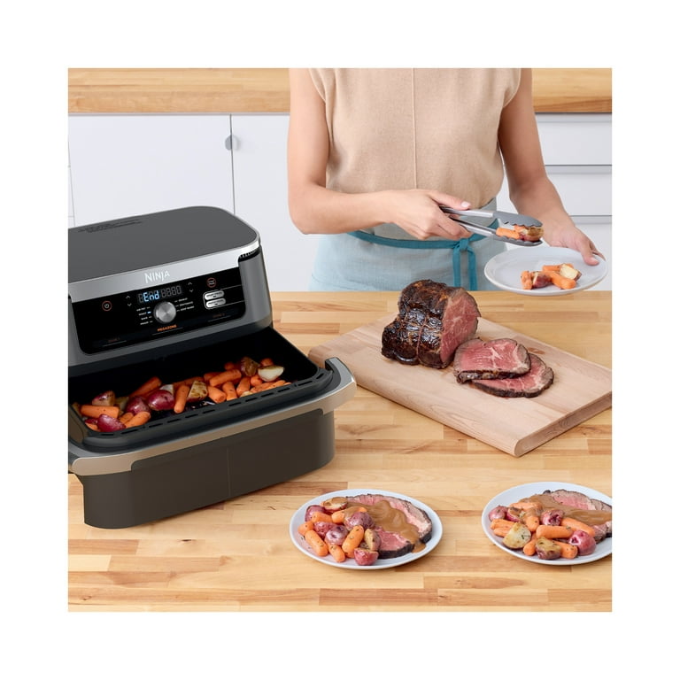 Ninja Foodi DualZone FlexBasket Air Fryer, 11-qt MegaZone, Family