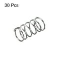 thumbnail image 2 of Unique Bargains 8mmx0.8mmx15mm 304 Stainless Steel Compression Spring 11.8N Load Capacity, 30pcs, 2 of 5
