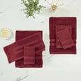 thumbnail image 2 of Mainstays Performance Cotton 6-Piece Bath Towel Set, Super Soft Quick Dry Fade Resistant, Solid Red, 2 of 6