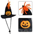 thumbnail image 2 of Disfraz de Halloween para mascotas, disfraz de gato, capa con sombrero, mago, animal pequeño, gatito, cachorro, cosplay, fiesta de Halloween, decoración para mascotas (telaraña) oso de fresa Electrónica, 2 of 5