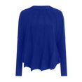 thumbnail image 4 of GEWSEY Women's Mock Neck Batwing Sleeve Sweaters 2025 Fall Winter Oversized Knit Cute Pullover Sweater Dolman Tops Trendy (Blue, M), 4 of 5