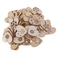 thumbnail image 1 of 50x Piezas de Natural Sin Cortar Etiquetas de Corte Adornos Forma de Que Cuelgan Etiquetas de Scrapbooking de Navidad 50Pcs Corazón Natura perfecl Decoración navideña del árbol de Navidad, 1 of 7