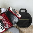 thumbnail image 4 of ETEREAUTY Black Snare Drum Case with Reinforced Buckles and Convenient Drumstick Pocket, 4 of 8