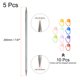 thumbnail image 2 of Uxcell 5Pcs US 9(5.5mm) Aguja de Tejer de Punta Doble con 10 Marcadores de Puntos para Proyectos Hechos a Mano, 2 of 5