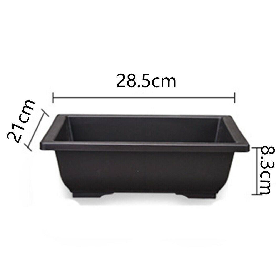 Trough Plant Pot Long Plastic Planter Outdoor Garden Home Herb Flower