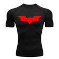 thumbnail image 1 of Batman Camisa De Compresión Hombres Verano Manga Corta Camiseta Fitness Running Secado Rápido Top Crossfit Gimnasio Entrenamiento Negro Ropa, 1 of 4