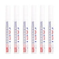 thumbnail image 4 of Youkk 6pcs/set Marker Pens Easy To And Waterproof For Wide Range Of Surfaces No Fade Car Paint Pen white 5Set, 4 of 6