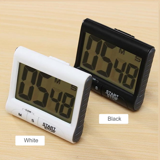 Temporizador De Cocina Digital Con Fuerte, Soporte Trasero, Orificio Para Colgar, Alarma Fuerte, Pantalla LCD Grande, Reloj De Cocina Para Entrenamiento Y Gestión Del Tiempo,