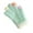 Green, variant on Boy Girls Fuzzy Gloves Kids Color Block Cute Winter Warm Thick Cycling Glove for Cold Weather