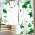 thumbnail image 5 of Censtreet Womens Pajamas Set 2 Piece Button Down Pjs Soft Long Sleeve Top and Pants Sleepwear Set Lounge Sets, 5 of 7