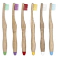 thumbnail image 3 of SmartLifeCo Kids Bamboo Toothbrushes, Multi-Colored, 6 Pack, 3 of 7
