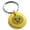 Gold, variant on Stainless Steel Celtic Triskele Triskelion Triple Knot Engraved Small Medallion Circle Charm Keychain Keyring