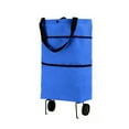 thumbnail image 2 of YAOMOBB Sac de Courses Élégant Chariot de Courses Pliable Robuste Portable avec Roues pour Courses et Voyages, 2 of 7