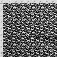 thumbnail image 4 of Soimoi Dog Printed, Cotton Fleece, Fabric by The Yard Sewing DIY Stretch Fabric 56 Inches Wide, WarmFabric for Hats, Coats, Gloves, Blankets, White & Black, 4 of 5