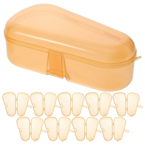 Raindrops 10pcs Pacifier Storage Box Transparent Plastic Organizer Cute Water Drop Shape Pacifier Travel Case Infant Pacifier Case Infant Pacifier Holder