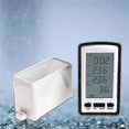 thumbnail image 2 of Indoor Outdoor Weather Station with Wireless Rain Gauge and Temperature Monitor, 2 of 5