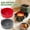 D001- Red (Small), variant on Silicone Air Fryer Basket Liners, Reusable Silicone Air Fryer Liners, 7 in Round, Grease Catching Tray, Weekend Family Cooking, Red, Compact, 1 Pc