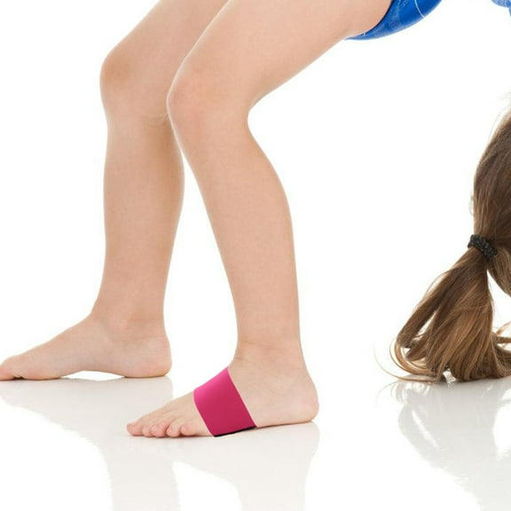 UPGRATOR Gymnastics Equipment For Teens Gymnastics Foot Straps Rosy 2 Pairs Comfortable Fit