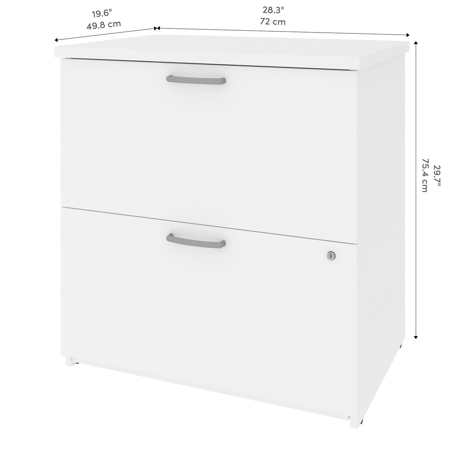 Bestar Universel 29W Lateral File Cabinet  in antigua