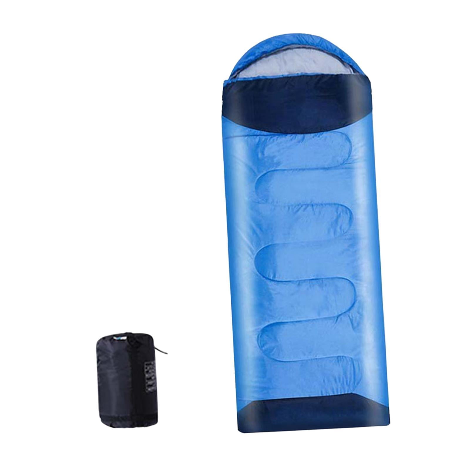 Wswqop Envelope Sleeping Bag Camping Sleeping Bag 86.6 inch x 29.5 inch Lightweight for Blue 1.8kg