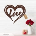 thumbnail image 6 of Valentine’s Day Heart Love Sign | Romantic Metal Wall Décor | Indoor & Outdoor Steel Decoration (B-16x18), 6 of 7
